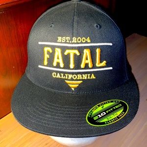 FATAL California 210 Fitted Premium Cap Flexfit “Live-Life-Hard” 6 7/8”-7 1/4”